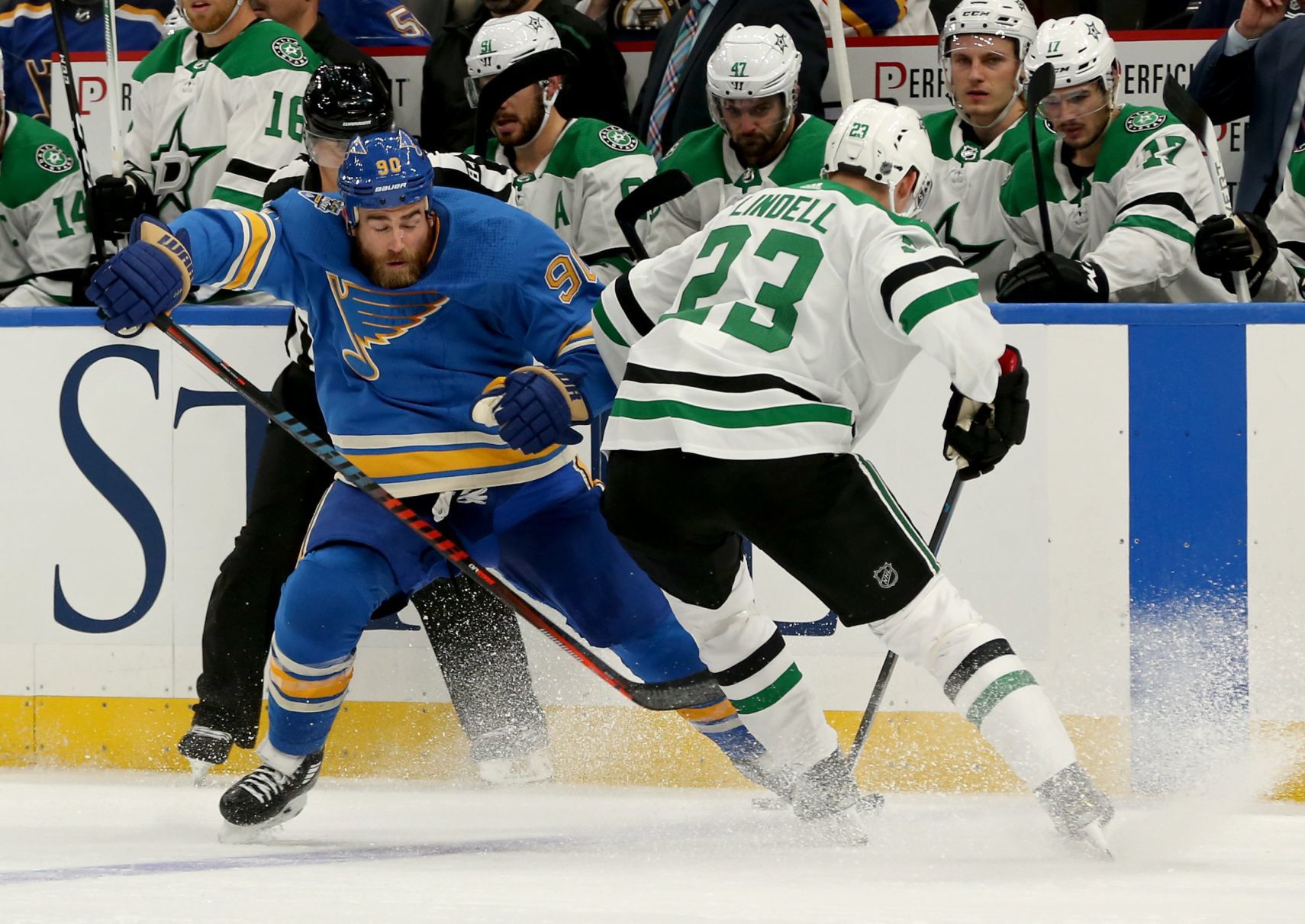 Blues host Stars